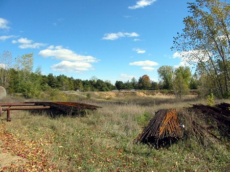 Northland Drive-In Theatre - Clare Now - Photo From Water Winter Wonderland (newer photo)